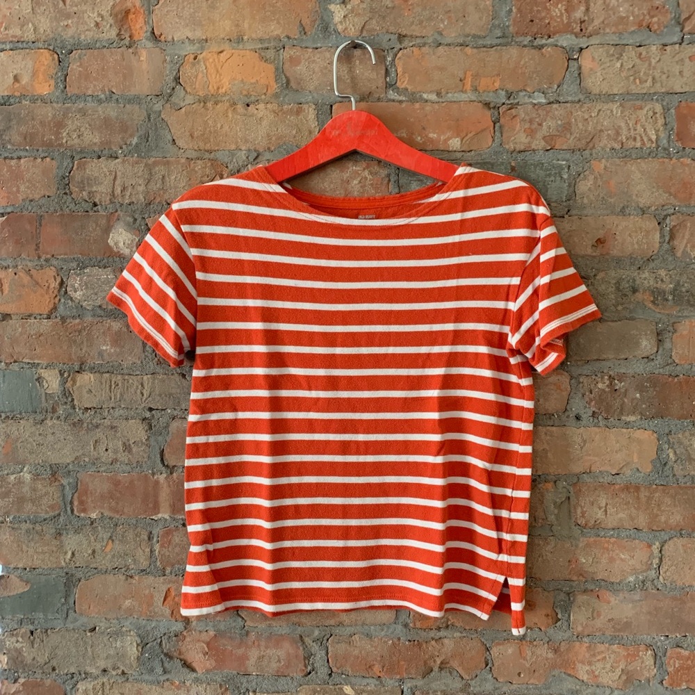 Striped Tee - Red